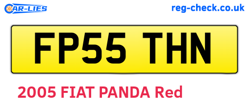 FP55THN are the vehicle registration plates.