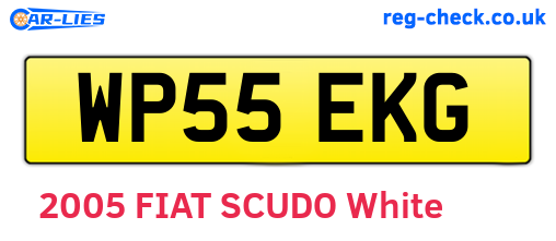 WP55EKG are the vehicle registration plates.