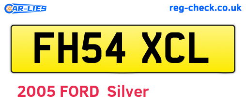 FH54XCL are the vehicle registration plates.