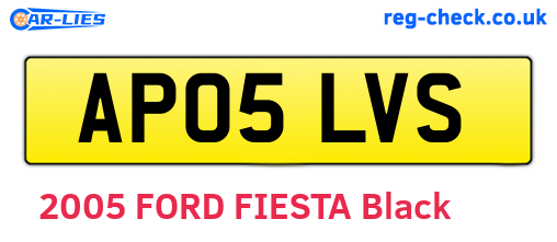 AP05LVS are the vehicle registration plates.