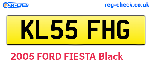 KL55FHG are the vehicle registration plates.