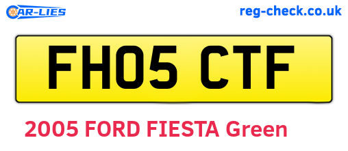 FH05CTF are the vehicle registration plates.