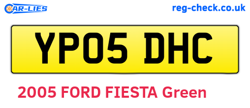YP05DHC are the vehicle registration plates.