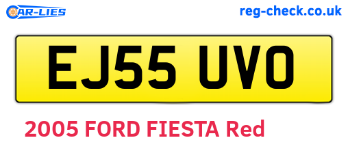 EJ55UVO are the vehicle registration plates.