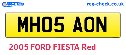 MH05AON are the vehicle registration plates.