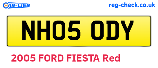 NH05ODY are the vehicle registration plates.