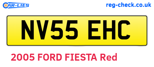 NV55EHC are the vehicle registration plates.