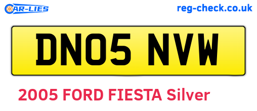 DN05NVW are the vehicle registration plates.