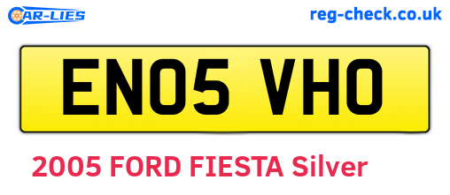 EN05VHO are the vehicle registration plates.