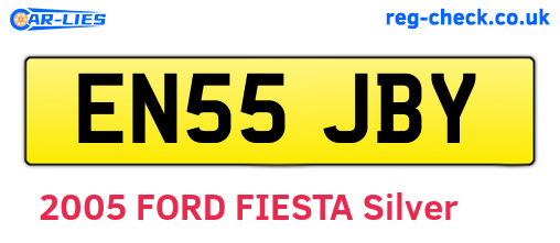 EN55JBY are the vehicle registration plates.
