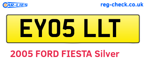 EY05LLT are the vehicle registration plates.