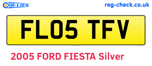 FL05TFV are the vehicle registration plates.