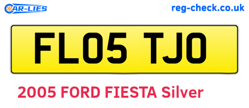 FL05TJO are the vehicle registration plates.