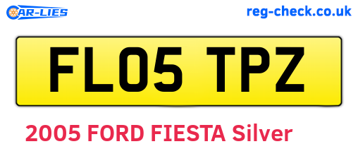 FL05TPZ are the vehicle registration plates.