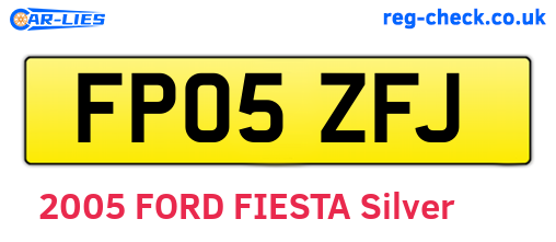 FP05ZFJ are the vehicle registration plates.