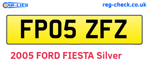 FP05ZFZ are the vehicle registration plates.