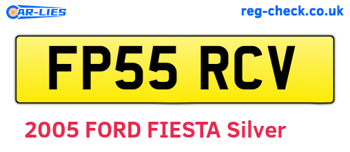 FP55RCV are the vehicle registration plates.