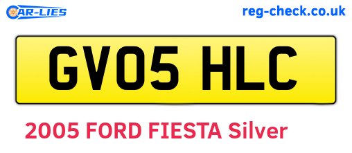 GV05HLC are the vehicle registration plates.