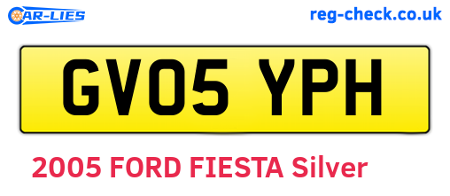 GV05YPH are the vehicle registration plates.