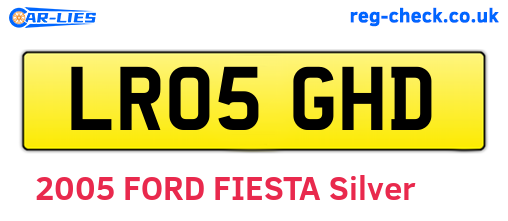 LR05GHD are the vehicle registration plates.