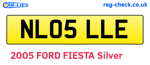 NL05LLE are the vehicle registration plates.