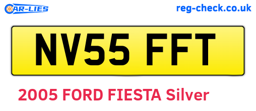 NV55FFT are the vehicle registration plates.