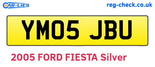 YM05JBU are the vehicle registration plates.