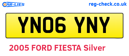 YN06YNY are the vehicle registration plates.