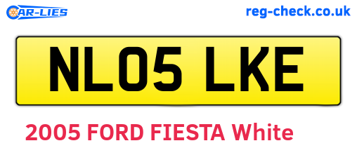 NL05LKE are the vehicle registration plates.