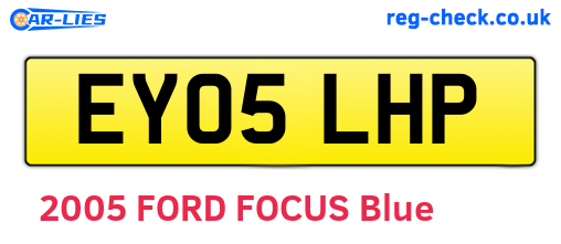 EY05LHP are the vehicle registration plates.