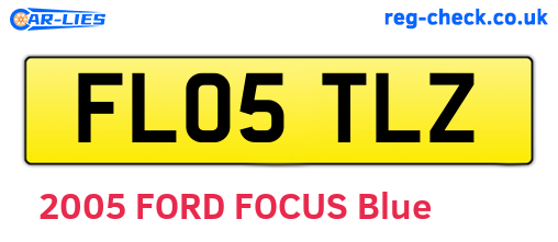 FL05TLZ are the vehicle registration plates.