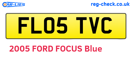 FL05TVC are the vehicle registration plates.