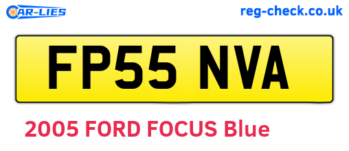 FP55NVA are the vehicle registration plates.