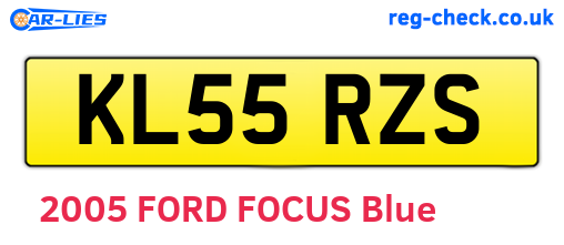 KL55RZS are the vehicle registration plates.