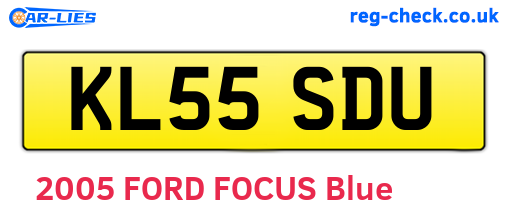 KL55SDU are the vehicle registration plates.