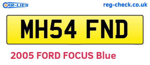 MH54FND are the vehicle registration plates.