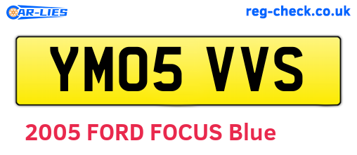 YM05VVS are the vehicle registration plates.