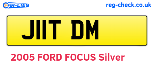 J11TDM are the vehicle registration plates.
