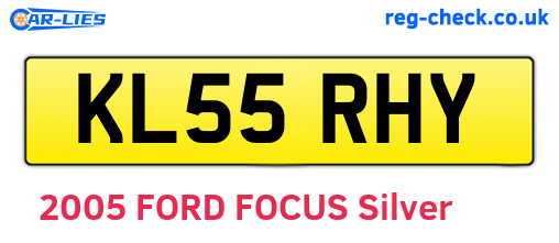 KL55RHY are the vehicle registration plates.