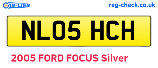 NL05HCH are the vehicle registration plates.