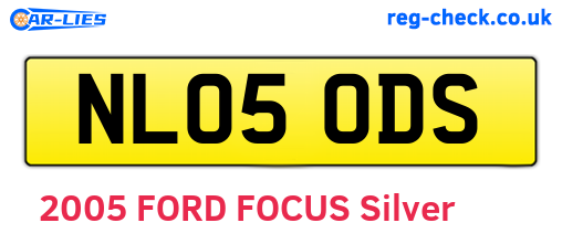 NL05ODS are the vehicle registration plates.