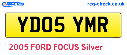 YD05YMR are the vehicle registration plates.