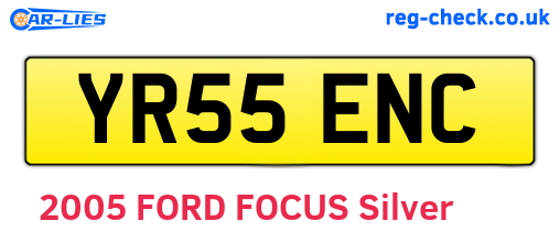 YR55ENC are the vehicle registration plates.