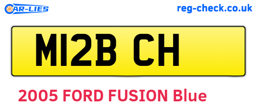 M12BCH are the vehicle registration plates.