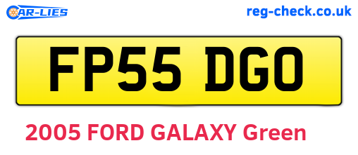 FP55DGO are the vehicle registration plates.