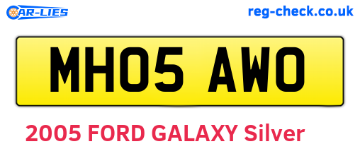 MH05AWO are the vehicle registration plates.