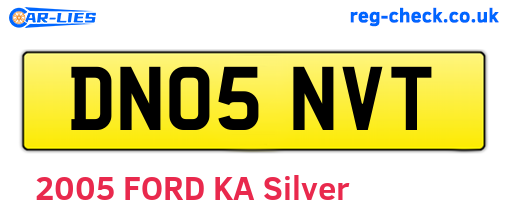 DN05NVT are the vehicle registration plates.
