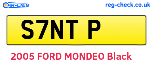 S7NTP are the vehicle registration plates.