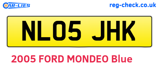 NL05JHK are the vehicle registration plates.