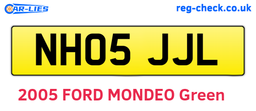 NH05JJL are the vehicle registration plates.